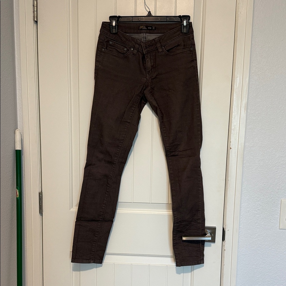 Prana woman’s Espresso Slim Jeans size 0/25
